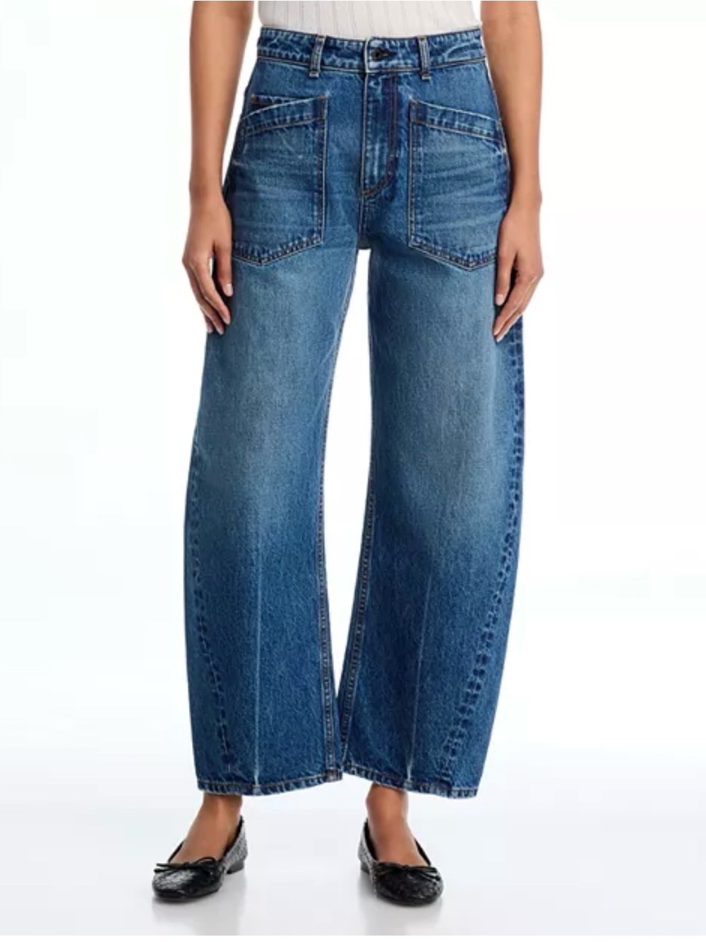 Askk NY twisted barrel jeans (brand new w tags)